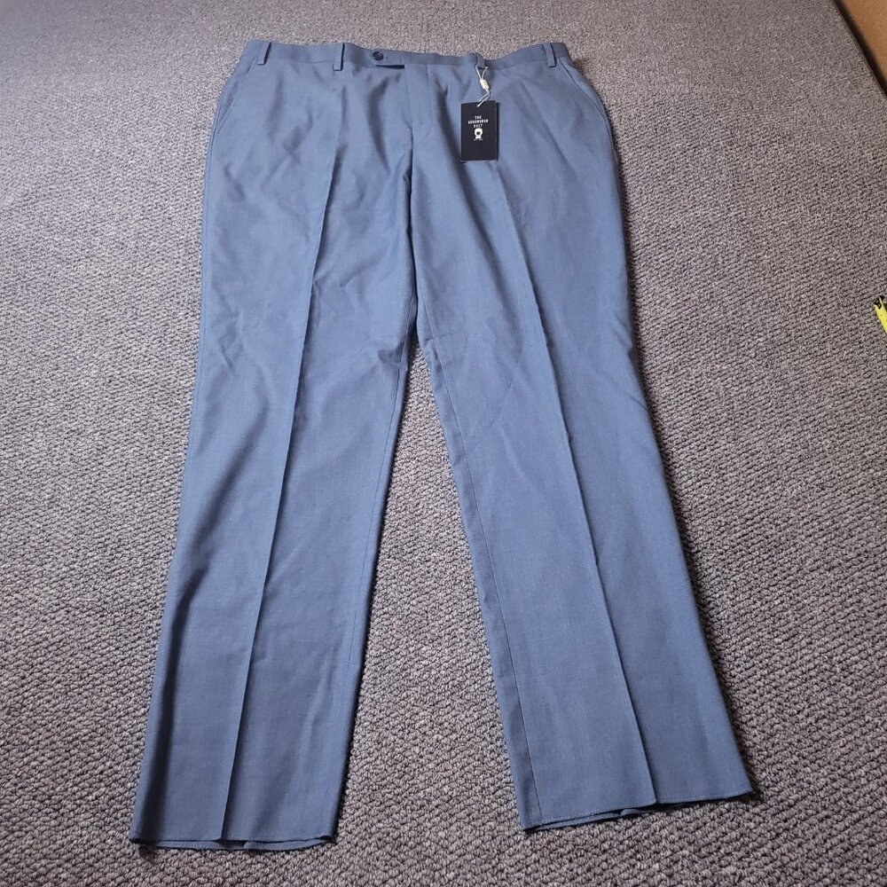 The Groomsman Suit Pants Mens 42R Modern Fit 42x35 Light Blue Supply Shop Formal